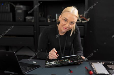 Reparaturablauf visuell dargestellt