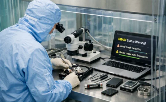 Reinraum- und Datenrettungs-Equipment